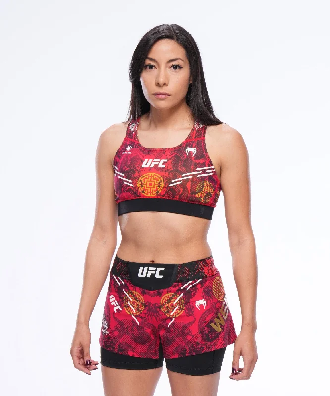 Graphic Print Women T Shirt for a Trendy StatementUFC Unrivaled by VENUM Zhang Weili Women’s Sports Bra- Red Graphic Print Women T Shirt for a Trendy StatementUFC Unrivaled by VENUM Zhang Weili Women’s Sports Bra- Red
