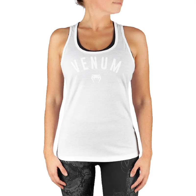 Floral Print Women T Shirt for a Feminine TouchVenum Classic Tank Top - For Women - White Floral Print Women T Shirt for a Feminine TouchVenum Classic Tank Top - For Women - White