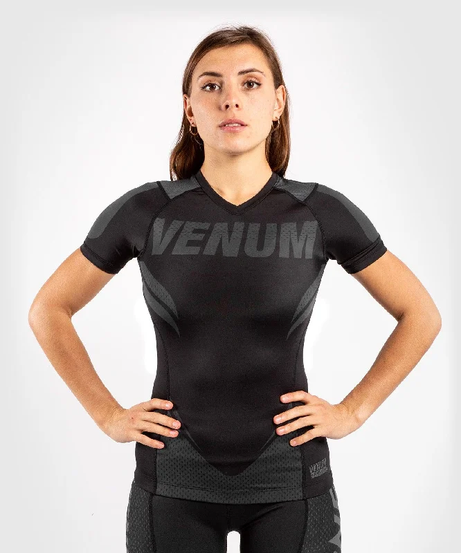 Graphic Print Women T Shirt for a Trendy StatementVenum ONE FC Impact Rashguard - short sleeves - for women - Black/Black Graphic Print Women T Shirt for a Trendy StatementVenum ONE FC Impact Rashguard - short sleeves - for women - Black/Black