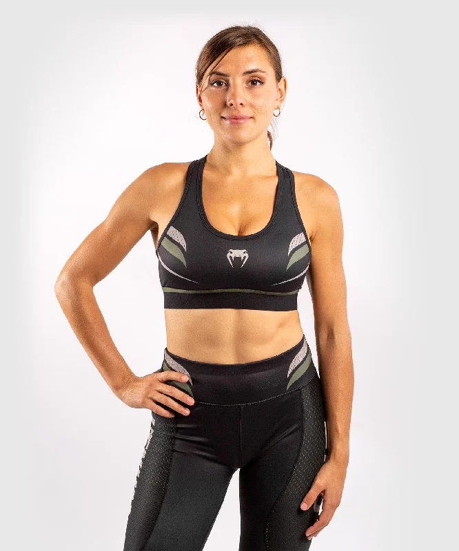 V - Neck Women T Shirt to Enhance the NecklineVenum ONE FC Impact Sport Bra - Black/Khaki V - Neck Women T Shirt to Enhance the NecklineVenum ONE FC Impact Sport Bra - Black/Khaki