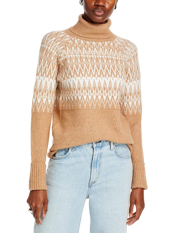 Empire Waist Women's Alpaca Wool Sweater Dresses in Earthy TonesWomens Knit Printed Turtleneck Sweater Empire Waist Women's Alpaca Wool Sweater Dresses in Earthy TonesWomens Knit Printed Turtleneck Sweater