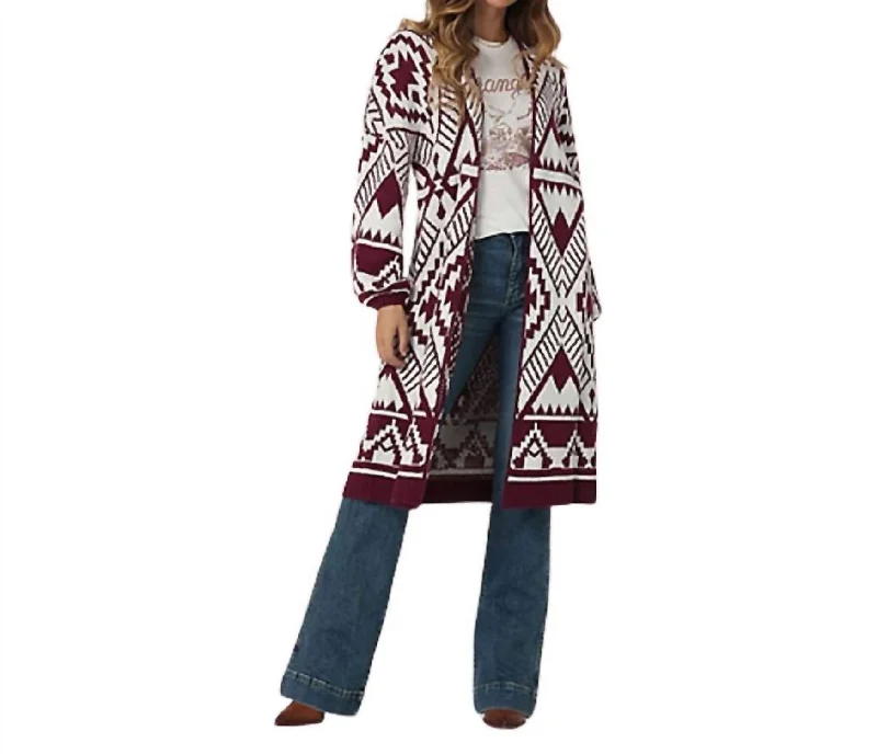 Plus Size Women's Asymmetric Hem Sweater Dresses in Modern DesignsWomen's Retro Punchy Cardigan In Magenta Plus Size Women's Asymmetric Hem Sweater Dresses in Modern DesignsWomen's Retro Punchy Cardigan In Magenta