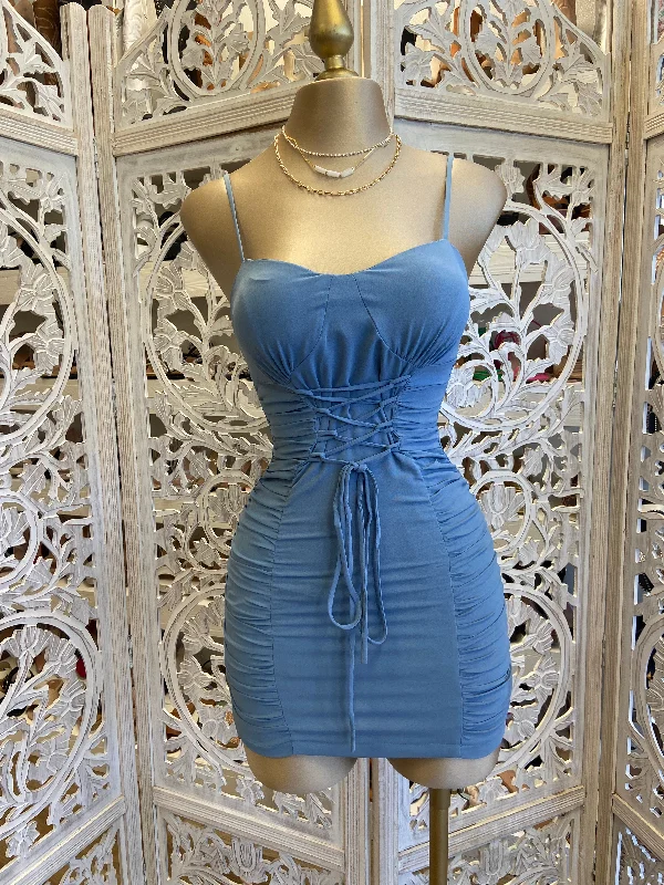 Sheath Women Dress with a Tailored Fit for a Professional LookChambray Tie Waist Dress Sheath Women Dress with a Tailored Fit for a Professional LookChambray Tie Waist Dress