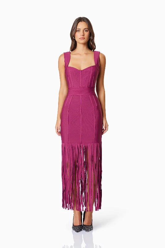 Wrap - Style Women Dress with Adjustable Fit for All Body TypesElla Party Cocktail Midi Dress In Red Wrap - Style Women Dress with Adjustable Fit for All Body TypesElla Party Cocktail Midi Dress In Red