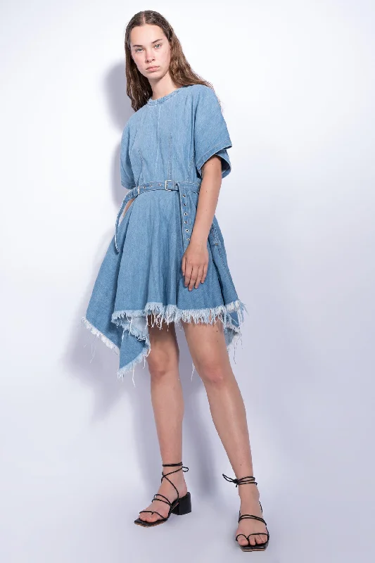 Sleeveless Women Dress in Bright Colors for Summer Parties Sleeveless Women Dress in Bright Colors for Summer Parties ASYMMETRIC DENIM DRESS IN BLUE Sleeveless Women Dress in Bright Colors for Summer Parties Sleeveless Women Dress in Bright Colors for Summer Parties ASYMMETRIC DENIM DRESS IN BLUE
