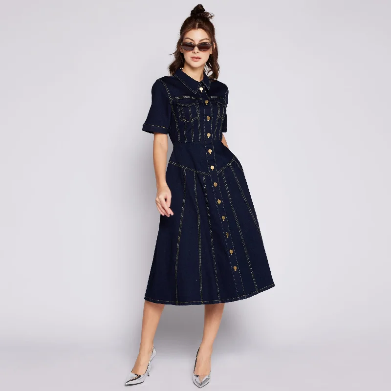 Halter Neck Women Dress to Show Off the Shoulders and Neckline Halter Neck Women Dress to Show Off the Shoulders and Neckline Denim Midi Dress Halter Neck Women Dress to Show Off the Shoulders and Neckline Halter Neck Women Dress to Show Off the Shoulders and Neckline Denim Midi Dress