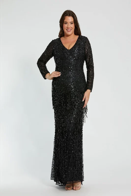 Long - Sleeve Women Dress in Velvet for a Luxurious Winter Look Long - Sleeve Women Dress in Velvet for a Luxurious Winter Look Mac Duggal 5947 Long - Sleeve Women Dress in Velvet for a Luxurious Winter Look Long - Sleeve Women Dress in Velvet for a Luxurious Winter Look Mac Duggal 5947