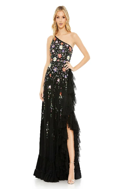 Ruffled Women Dress with Multiple Layers for a Playful and Girly Style Ruffled Women Dress with Multiple Layers for a Playful and Girly Style Mac Duggal 9164 Ruffled Women Dress with Multiple Layers for a Playful and Girly Style Ruffled Women Dress with Multiple Layers for a Playful and Girly Style Mac Duggal 9164