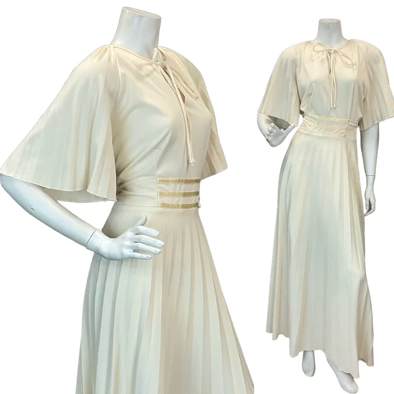 Ball Gown Women Dress with a Full Skirt for a Princess - like Look Ball Gown Women Dress with a Full Skirt for a Princess - like Look VTG 70s CREAM BOHO WEDDING BRIDAL ANGEL SLEEVE PLEATED MAXI DRESS 14 16 Ball Gown Women Dress with a Full Skirt for a Princess - like Look Ball Gown Women Dress with a Full Skirt for a Princess - like Look VTG 70s CREAM BOHO WEDDING BRIDAL ANGEL SLEEVE PLEATED MAXI DRESS 14 16