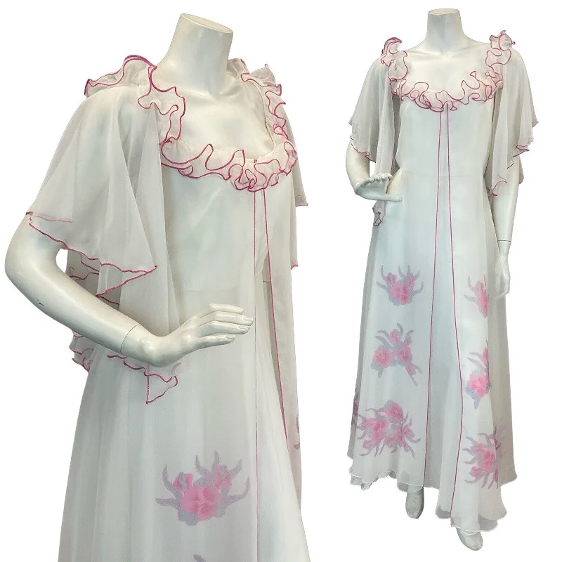 Sleeveless Women Dress in Bright Colors for Summer Parties Sleeveless Women Dress in Bright Colors for Summer Parties VTG 70s WHITE PINK FLORAL DETAIL ANGEL SLEEVE RUFFLE NECKLINE MAXI DRESS 10 Sleeveless Women Dress in Bright Colors for Summer Parties Sleeveless Women Dress in Bright Colors for Summer Parties VTG 70s WHITE PINK FLORAL DETAIL ANGEL SLEEVE RUFFLE NECKLINE MAXI DRESS 10
