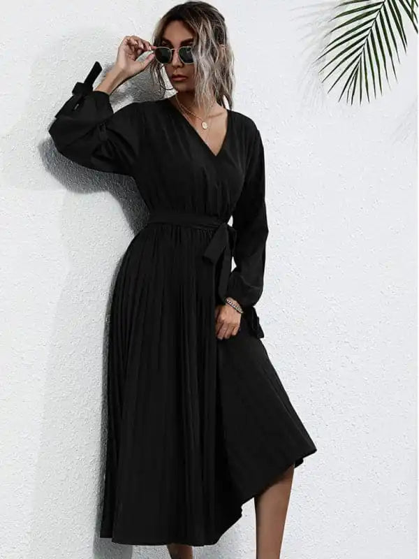 Long - Sleeve Women Dress in Velvet for a Luxurious Winter Look Long - Sleeve Women Dress in Velvet for a Luxurious Winter Look Women’s Solid Color V-Neck Cutout Long Sleeve Dress Long - Sleeve Women Dress in Velvet for a Luxurious Winter Look Long - Sleeve Women Dress in Velvet for a Luxurious Winter Look Women’s Solid Color V-Neck Cutout Long Sleeve Dress