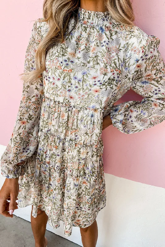 Midi dresses with ruched sleeves for a more fitted and stylish arm lookFloral Tiered Frilled Mini Dress Midi dresses with ruched sleeves for a more fitted and stylish arm lookFloral Tiered Frilled Mini Dress