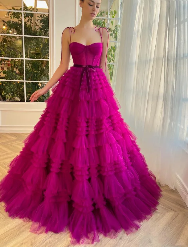 Midi dresses with keyhole backs for a flirty and unexpected detailRuffled Romance Gown Midi dresses with keyhole backs for a flirty and unexpected detailRuffled Romance Gown