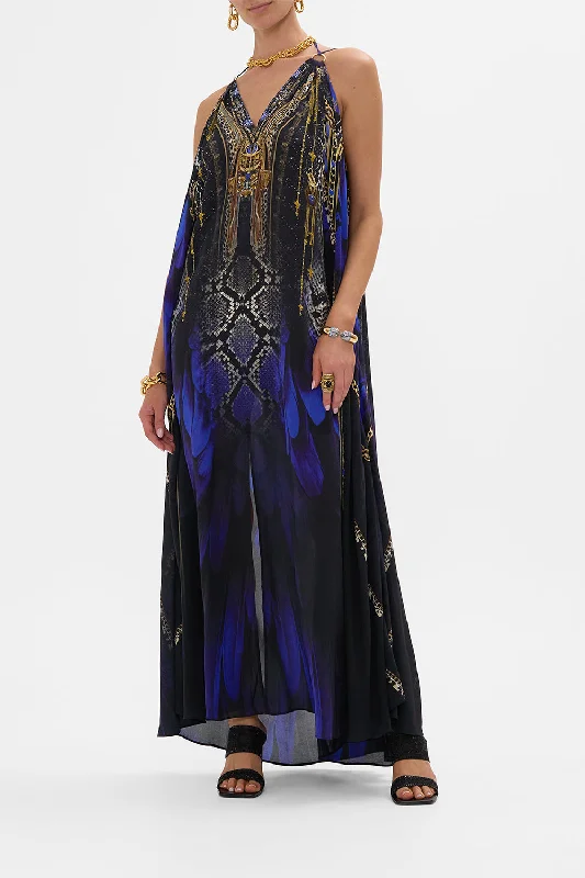 Maxi dresses with balloon sleeves for a vintage - inspired styleRING DETAIL STRAP DRESS OTHER SIDE OF THE OASIS Maxi dresses with balloon sleeves for a vintage - inspired styleRING DETAIL STRAP DRESS OTHER SIDE OF THE OASIS