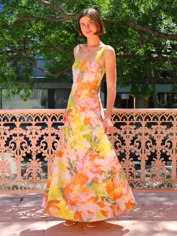Metallic maxi dresses for a glamorous New Year's Eve partyBy Nicola Goldie Maxi Dress in Floral Confetti Metallic maxi dresses for a glamorous New Year's Eve partyBy Nicola Goldie Maxi Dress in Floral Confetti