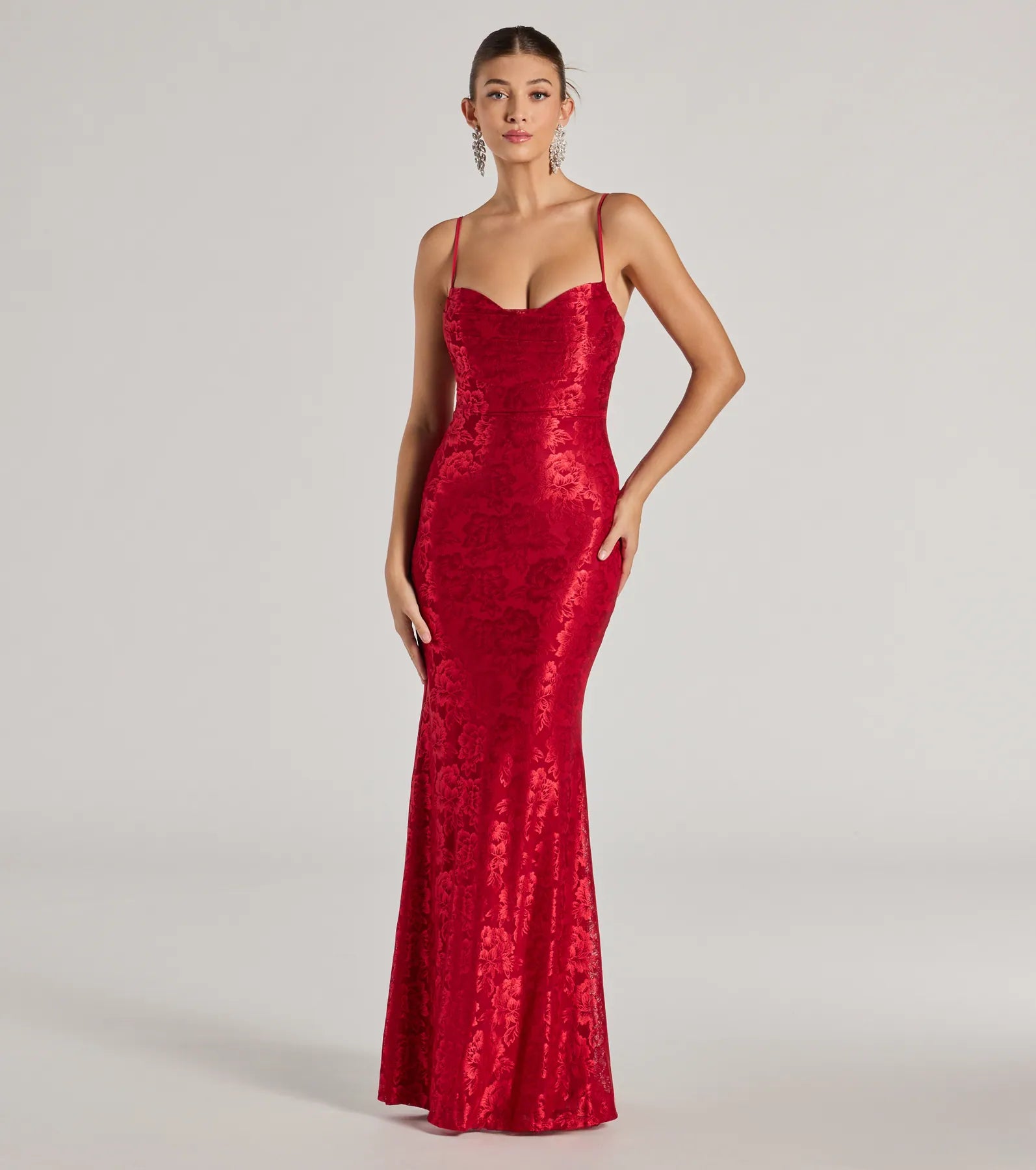 Sequined maxi dresses for formal evening galasHaisley Open Back Floral Lace Mermaid Dress Sequined maxi dresses for formal evening galasHaisley Open Back Floral Lace Mermaid Dress