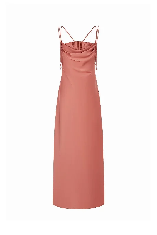 Velvet maxi dresses with long sleeves for winter weddingsKieu Thu Slip Pleated Chest Silk Cade Maxi Dress Velvet maxi dresses with long sleeves for winter weddingsKieu Thu Slip Pleated Chest Silk Cade Maxi Dress