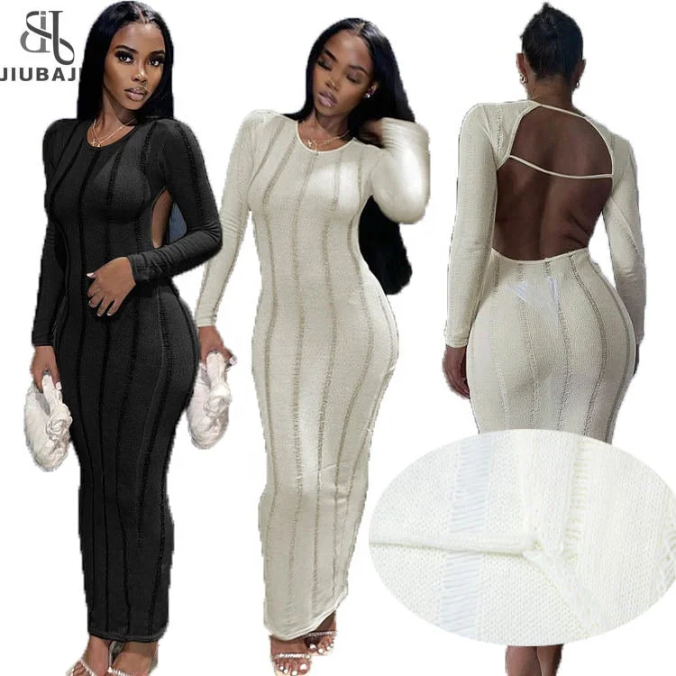 Maxi dresses with a keyhole back for a sexy detailSexy Knit Hollow Out Bodycon Maxi Dresses Club Outfit For Women 2023 Long Sleeve Backless Party Long Dress Maxi dresses with a keyhole back for a sexy detailSexy Knit Hollow Out Bodycon Maxi Dresses Club Outfit For Women 2023 Long Sleeve Backless Party Long Dress