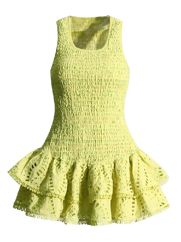 Mini dresses with empire waists for a flattering fitCora Round Neck Print Mini Dress - Olive Green Mini dresses with empire waists for a flattering fitCora Round Neck Print Mini Dress - Olive Green