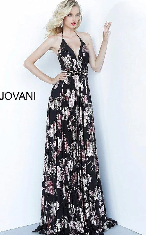 Wedding guest dresses with tiered skirts for a feminine lookJovani 67406 Long Formal Floral Dress Wedding guest dresses with tiered skirts for a feminine lookJovani 67406 Long Formal Floral Dress