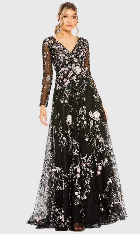 Lace - and - tulle wedding guest dresses with sweetheart necklinesMac Duggal 20480 - Embroidered Sheer Sleeve Evening Dress Lace - and - tulle wedding guest dresses with sweetheart necklinesMac Duggal 20480 - Embroidered Sheer Sleeve Evening Dress