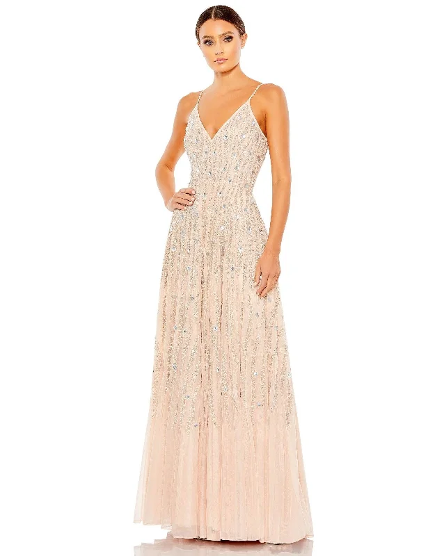 Satin wedding guest dresses with side slits for a sexy touchMac Duggal 93566 Prom Spaghetti Strap Long Dress Satin wedding guest dresses with side slits for a sexy touchMac Duggal 93566 Prom Spaghetti Strap Long Dress