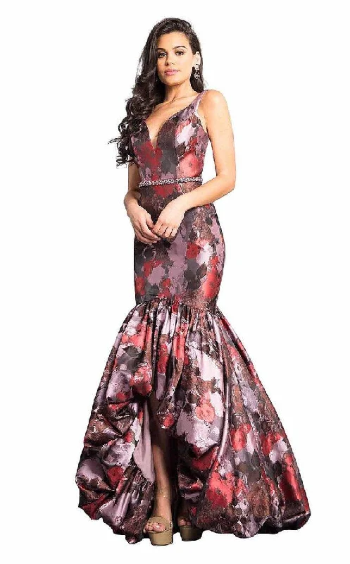 Wedding guest dresses with patchwork designs for a unique lookRachel Allan High Low Floral Mermaid Prom Gown 8357 Wedding guest dresses with patchwork designs for a unique lookRachel Allan High Low Floral Mermaid Prom Gown 8357