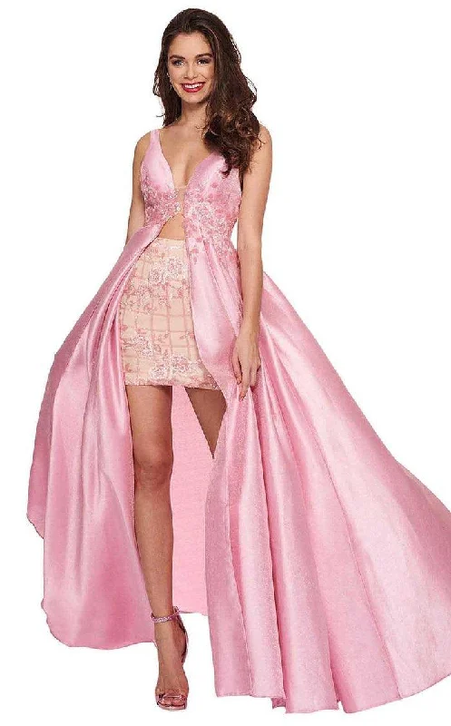 Velvet - trimmed wedding guest dresses in burgundy for a formal eventRachel Allan Prom Long Sleeveless Formal Dress 6611 Velvet - trimmed wedding guest dresses in burgundy for a formal eventRachel Allan Prom Long Sleeveless Formal Dress 6611