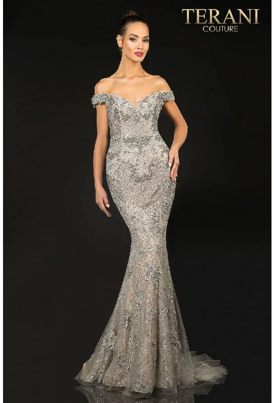 Wedding guest dresses with fringe accents for a bohemian - inspired weddingTerani Couture 1913GL9586 Formal Long Prom Dress Wedding guest dresses with fringe accents for a bohemian - inspired weddingTerani Couture 1913GL9586 Formal Long Prom Dress