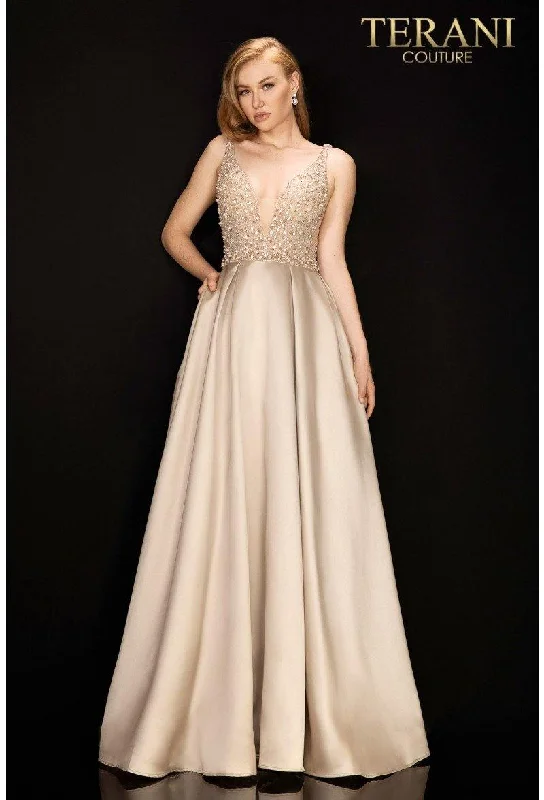 Wedding guest dresses with fringe accents for a bohemian - inspired weddingTerani Couture 2011P1094 Illusion Beaded Prom Long Dress Wedding guest dresses with fringe accents for a bohemian - inspired weddingTerani Couture 2011P1094 Illusion Beaded Prom Long Dress