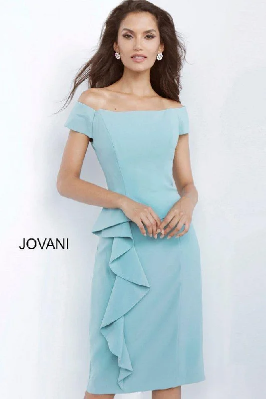 Cotton wedding guest dresses with smocked details for a casual weddingJovani 68767 Short Cocktail Dress Cotton wedding guest dresses with smocked details for a casual weddingJovani 68767 Short Cocktail Dress