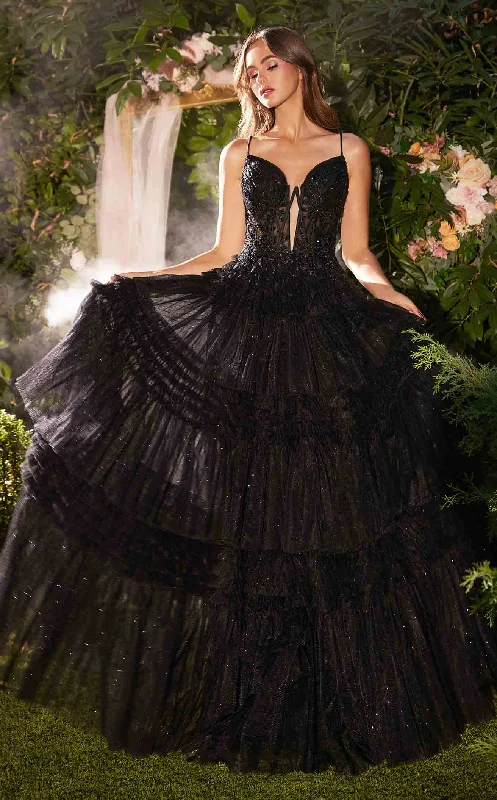 Formal dresses with tiered skirts and pearl embellishments for a luxurious feelAndrea and Leo A1247CL Dress Formal dresses with tiered skirts and pearl embellishments for a luxurious feelAndrea and Leo A1247CL Dress