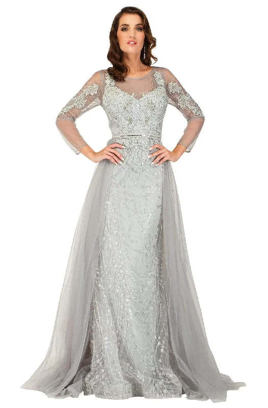 Prom dresses with side - slit skirts and beaded fringes for a glamorous appearanceCecilia Couture - 2110 Jewel Embellished Long Dress Prom dresses with side - slit skirts and beaded fringes for a glamorous appearanceCecilia Couture - 2110 Jewel Embellished Long Dress