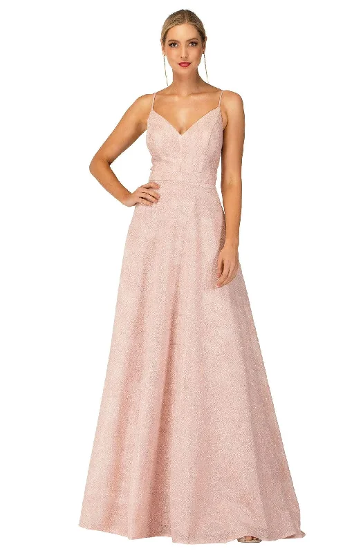 Formal dresses with pleated yokes and button - up fronts for a classic and refined lookCecilia Couture - 2118 Floral Detailed A-line Long Dress Formal dresses with pleated yokes and button - up fronts for a classic and refined lookCecilia Couture - 2118 Floral Detailed A-line Long Dress