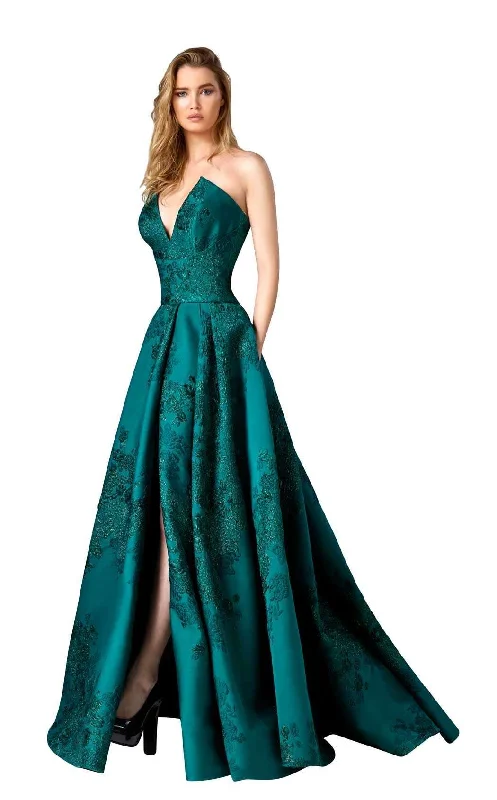 Prom dresses with tiered lace skirts and off - the - shoulder necklines for a feminine and elegant formal affairEdward Arsouni Couture 0306 Dress Prom dresses with tiered lace skirts and off - the - shoulder necklines for a feminine and elegant formal affairEdward Arsouni Couture 0306 Dress
