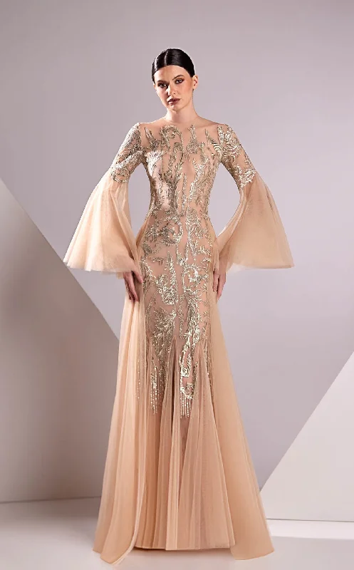 Formal dresses with tassel - adorned belts and tiered skirts for a stylish and festive formal eventEdward Arsouni Couture FW24912 Dress Formal dresses with tassel - adorned belts and tiered skirts for a stylish and festive formal eventEdward Arsouni Couture FW24912 Dress