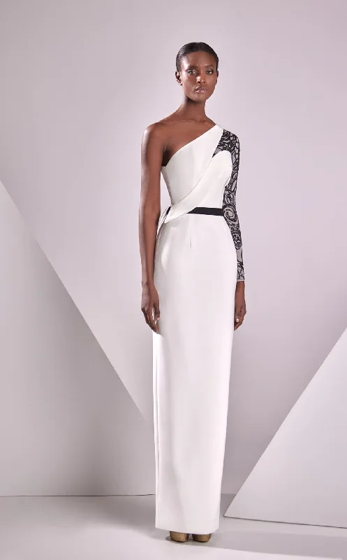 Formal dresses with high - low hems and floral embroidery for a unique prom styleEdward Arsouni Couture FW24924 Dress Formal dresses with high - low hems and floral embroidery for a unique prom styleEdward Arsouni Couture FW24924 Dress