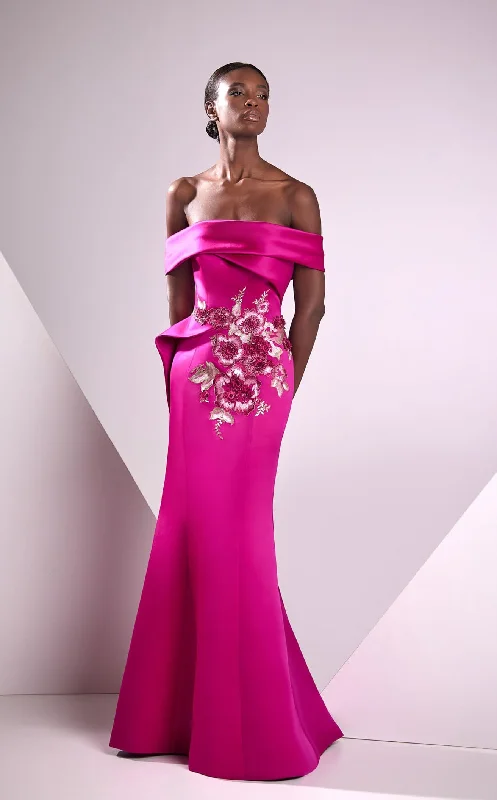 Formal dresses with wrap - around styles and beaded belts for a customized fitEdward Arsouni Couture FW24941 Dress Formal dresses with wrap - around styles and beaded belts for a customized fitEdward Arsouni Couture FW24941 Dress