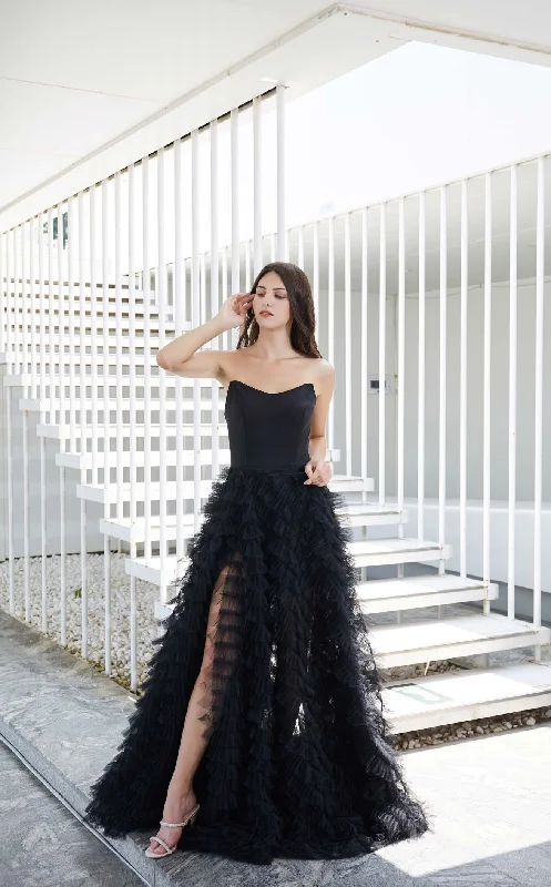 Prom dresses with one - shoulder ruffled straps and geometric patterns for a contemporary and eye - catching formal eventJadore J20009CL Dress Prom dresses with one - shoulder ruffled straps and geometric patterns for a contemporary and eye - catching formal eventJadore J20009CL Dress