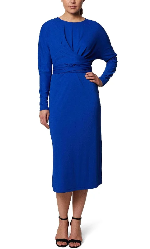 Cocktail dresses with a tassel - adorned belt and a sheath styleLaundry HU07D66 - Modest Minimalist Tea Length Dress Cocktail dresses with a tassel - adorned belt and a sheath styleLaundry HU07D66 - Modest Minimalist Tea Length Dress