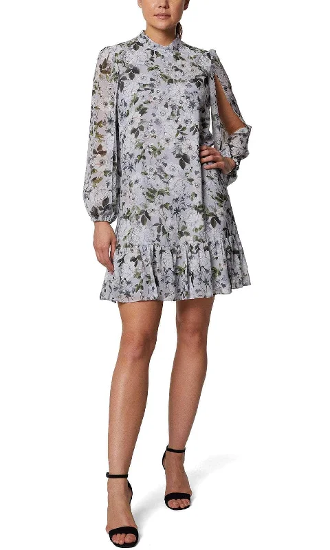Cocktail dresses with a floral print and a peplum waistLaundry HU07D67 - Floral Split Sleeve Casual Dress Cocktail dresses with a floral print and a peplum waistLaundry HU07D67 - Floral Split Sleeve Casual Dress
