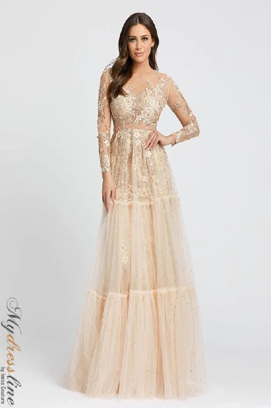 Formal dresses with ruffled skirts and bow accents for a charming prom appearanceMac Duggal 67486 Formal dresses with ruffled skirts and bow accents for a charming prom appearanceMac Duggal 67486