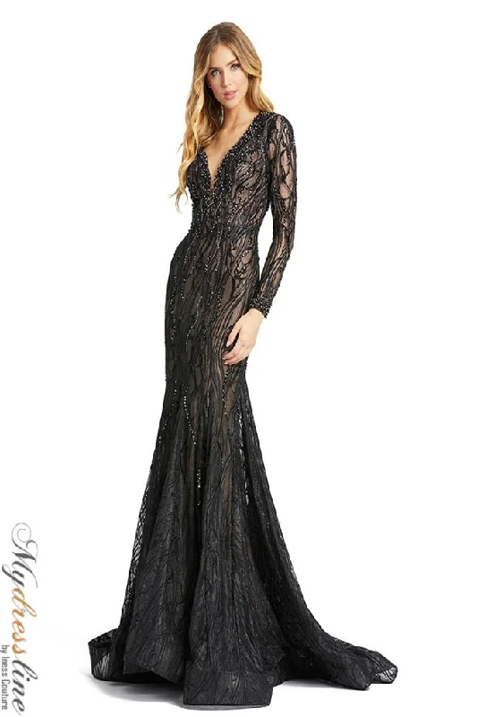 Prom dresses with gathered skirts and crystal - encrusted belts for a luxurious promMac Duggal 79291 Prom dresses with gathered skirts and crystal - encrusted belts for a luxurious promMac Duggal 79291