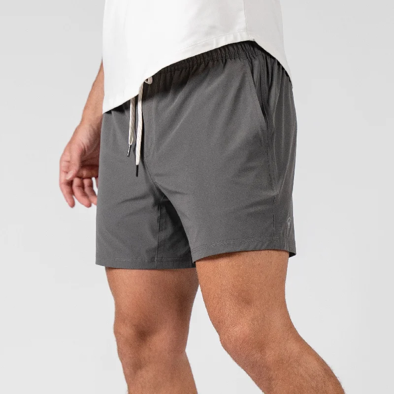 Linen Women Shorts for Breathable Comfort in Hot WeatherFlow 2.0 Mod Short (Athletic) - Charcoal 5.5" & 7" Linen Women Shorts for Breathable Comfort in Hot WeatherFlow 2.0 Mod Short (Athletic) - Charcoal 5.5" & 7"