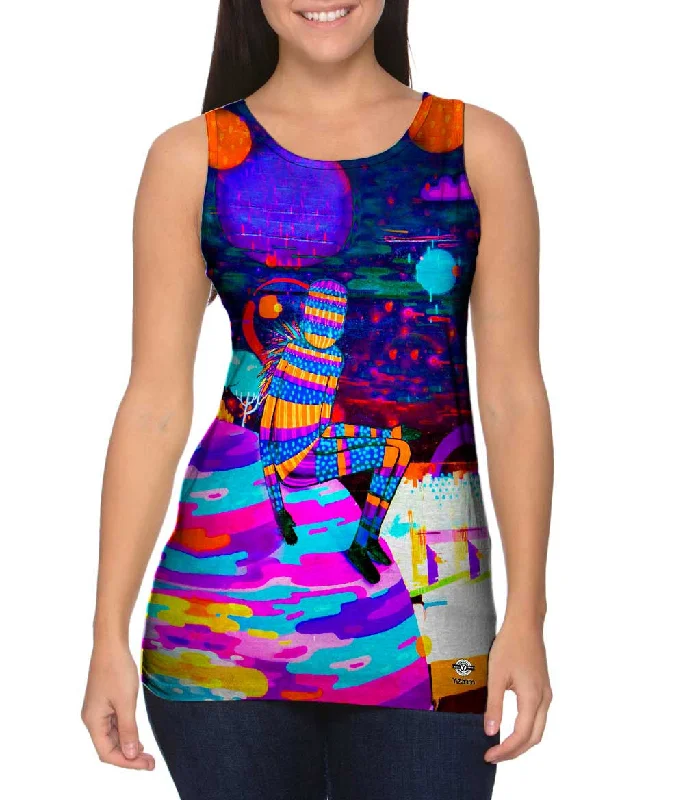Women's Button - Down Tank Tops in Striped PatternsLady Peacock Graffiti Art Basel Miami 2013 Women's Button - Down Tank Tops in Striped PatternsLady Peacock Graffiti Art Basel Miami 2013