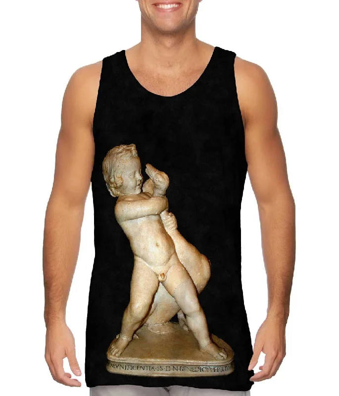 Plus Size Women's Glitter - Trimmed Tank Tops for Party NightsLenfant qui etrangle lOie Palazzo - "Nuovo Musei Capitolini" Plus Size Women's Glitter - Trimmed Tank Tops for Party NightsLenfant qui etrangle lOie Palazzo - "Nuovo Musei Capitolini"