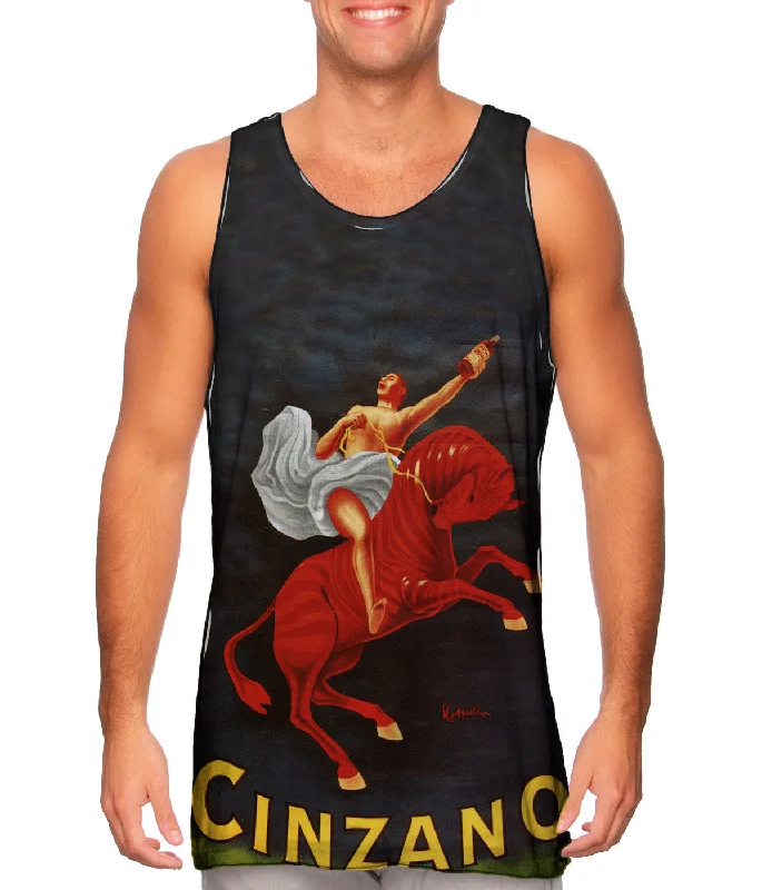 Plus Size Women's Side - Slit Tank Tops in Metallic ShadesLeonetto Cappiello 005 - "Vermouth Cinzano" (1921) Plus Size Women's Side - Slit Tank Tops in Metallic ShadesLeonetto Cappiello 005 - "Vermouth Cinzano" (1921)