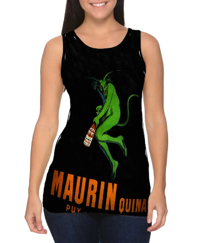 Plus Size Women's Embroidered Tank Tops in Boho StylesLeonetto Cappiello - "Chocolate Klaus" (1903) Plus Size Women's Embroidered Tank Tops in Boho StylesLeonetto Cappiello - "Chocolate Klaus" (1903)