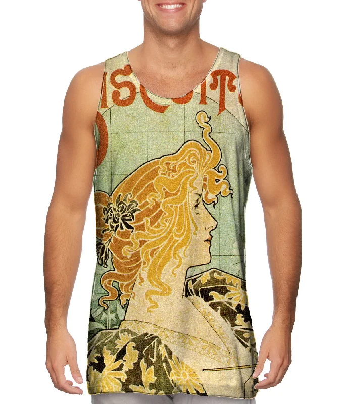 Women's Spaghetti Strap Tank Tops with Geometric PatternsLeonetto Cappiello - "Maurin Quina" (1906) Women's Spaghetti Strap Tank Tops with Geometric PatternsLeonetto Cappiello - "Maurin Quina" (1906)
