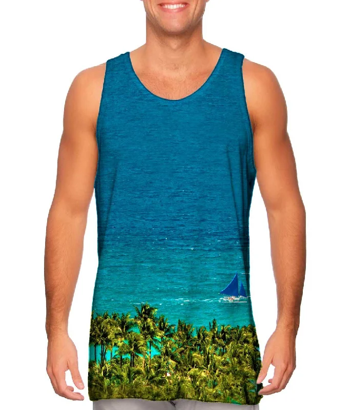 Square Neck Women's Organic Cotton Tank Tops in Earth TonesLight Blue Water Paradise Square Neck Women's Organic Cotton Tank Tops in Earth TonesLight Blue Water Paradise